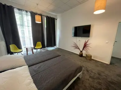 TV/Unterhaltungsangebot in der Unterkunft Berlinhome Apartment Köpenick