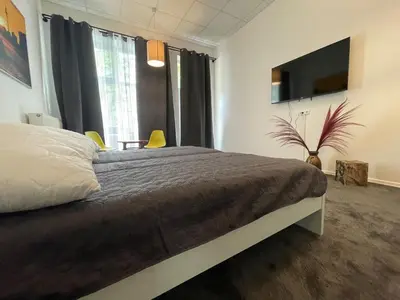 TV/Unterhaltungsangebot in der Unterkunft Berlinhome Apartment Köpenick