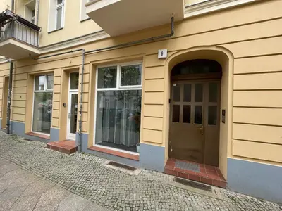 Das Gebäude in dem sich die Ferienwohnung befindet