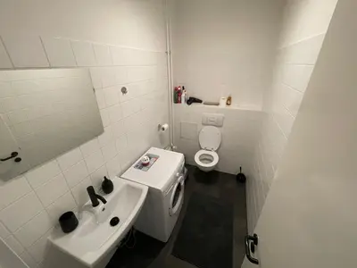 Ein Badezimmer in der Unterkunft Berlinhome Apartment Köpenick