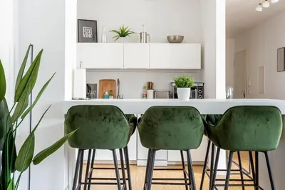 Grundriss der Unterkunft Global Living - Design Apartment I Central I Smart-TV I Kitchen I Berlin