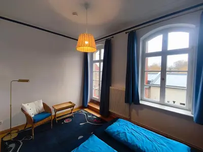 Ein Bett oder Betten in einem Zimmer der Unterkunft Zwei 