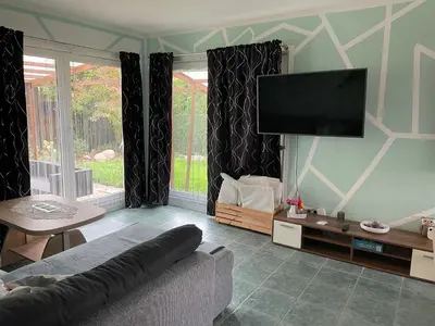 TV/Unterhaltungsangebot in der Unterkunft Ferienhaus in der Stienitzaue
