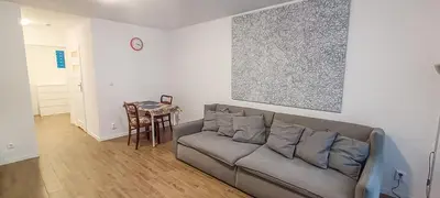 Ein Sitzbereich in der Unterkunft Apartment 2 in Altstadt Angermünde