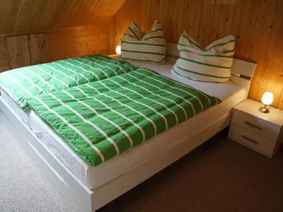 Ein Bett oder Betten in einem Zimmer der Unterkunft NEU! Schorfheider FeWo Eberswalde