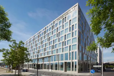 Das Gebäude in dem sich das Hotel befindet