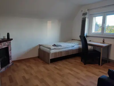 Ein Bett oder Betten in einem Zimmer der Unterkunft Haus Werner