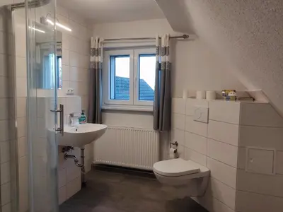 Ein Badezimmer in der Unterkunft Haus Werner