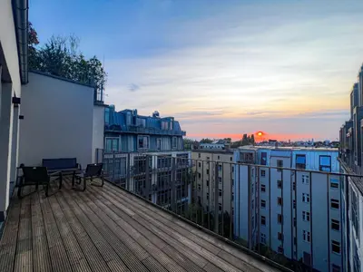 Das Gebäude in dem sich die Ferienwohnung befindet