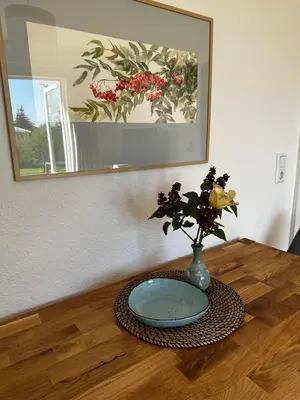 Grundriss der Unterkunft Klättes Ferienwohnung mit Garten