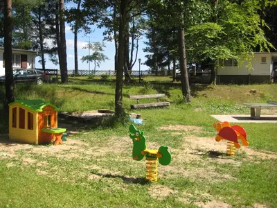 Ein Kinderspielbereich in der Unterkunft Ferienpark Seenland Betriebsgesellschaft mbH