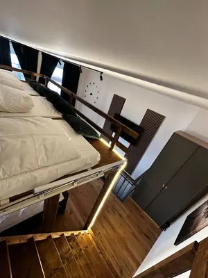 Ein Bett oder Betten in einem Zimmer der Unterkunft Kant 99 XL