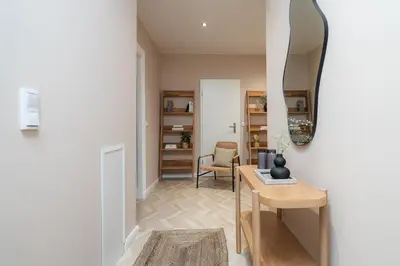 TV/Unterhaltungsangebot in der Unterkunft Arbio I Artsy Berlin Oasis Apartment