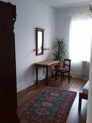 Ein Sitzbereich in der Unterkunft Landhaus am Teupitzsee
