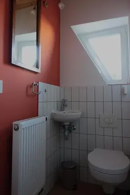 Ein Badezimmer in der Unterkunft Omas Linde
