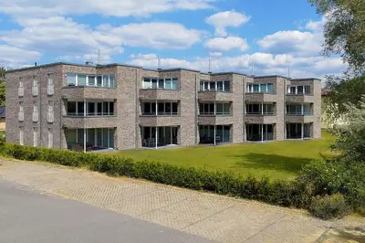 Das Gebäude in dem sich die Ferienwohnung befindet