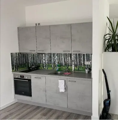 Küche/Küchenzeile in der Unterkunft Wohnung im Gästehaus