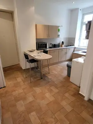 Küche/Küchenzeile in der Unterkunft Apartment Pette C40