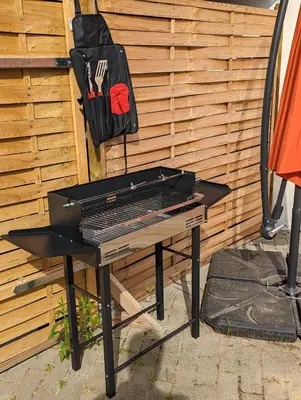 Grundriss der Unterkunft Storchennest mit eigenem Hof, Spielwiese und Terrasse