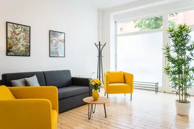 Ein Sitzbereich in der Unterkunft Spacious 3BR plus AC Self Check-in Street Parking