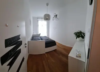 Ein Bett oder Betten in einem Zimmer der Unterkunft Helenas place