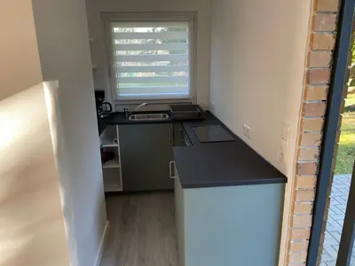 Küche/Küchenzeile in der Unterkunft Ferienhaus Jonscher