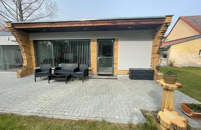 Das Gebäude in dem sich die Ferienwohnung befindet