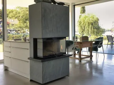 Küche/Küchenzeile in der Unterkunft Haus am See Storkow