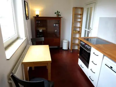Küche/Küchenzeile in der Unterkunft Ferienwohnung Butterbirne