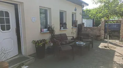 Das Gebäude in dem sich die Ferienwohnung befindet