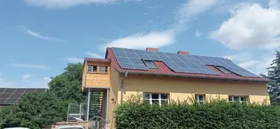 Das Gebäude in dem sich die Ferienwohnung befindet