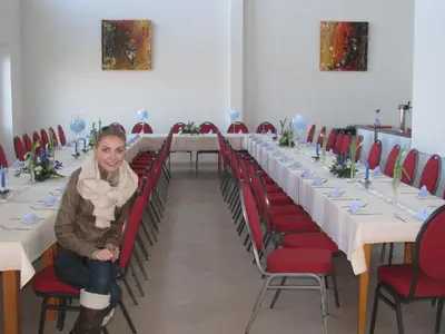 Ein Restaurant oder anderes Speiselokal in der Unterkunft Pension am Radweg & Ristorante Juani