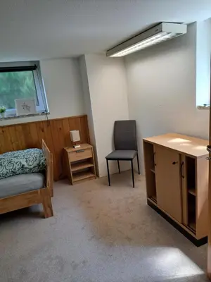 Ein Bett oder Betten in einem Zimmer der Unterkunft Apartment Kastanienallee Rosenthal