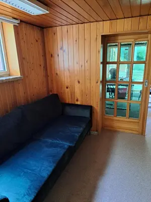 Ein Sitzbereich in der Unterkunft Apartment Kastanienallee Rosenthal