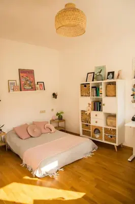 Ein Bett oder Betten in einem Zimmer der Unterkunft Penthouse + 2 balconies & terrace