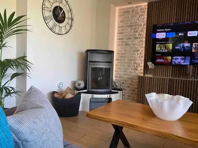 TV/Unterhaltungsangebot in der Unterkunft Pool Sauna Entspannung