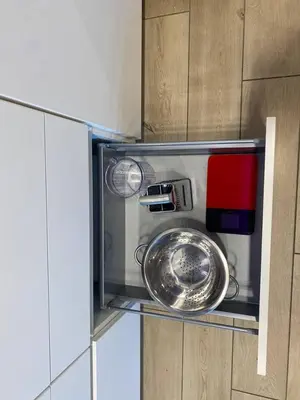 Küche/Küchenzeile in der Unterkunft Pool Sauna Entspannung