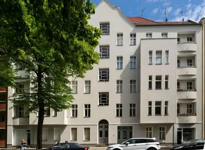 Das Gebäude in dem sich die Ferienwohnung befindet