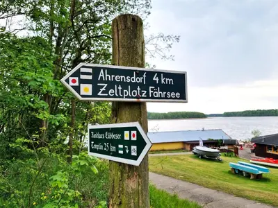 Naturlandschaft in der Nähe des Ferienhauses