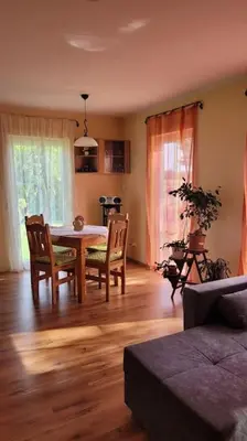 Ein Sitzbereich in der Unterkunft Traudis Ferienwohnung