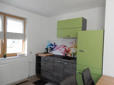 Küche/Küchenzeile in der Unterkunft Feriengäste und Monteure in der Nähe von Berlin