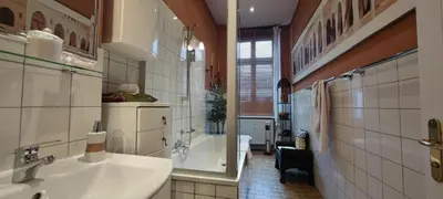 Ein Badezimmer in der Unterkunft Boutique Hotel Mittendrin Berlin