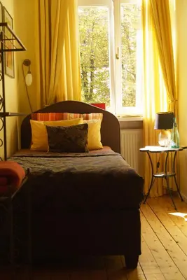 Ein Sitzbereich in der Unterkunft Boutique Hotel Mittendrin Berlin