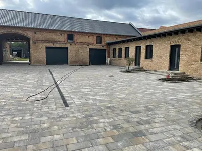 Das Gebäude in dem sich die Ferienwohnung befindet