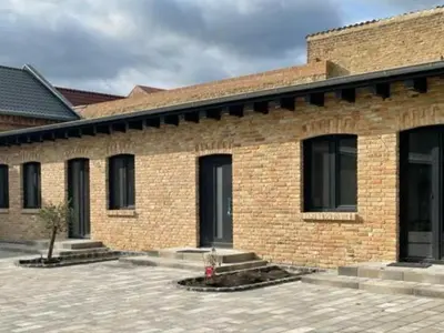 Das Gebäude in dem sich die Ferienwohnung befindet