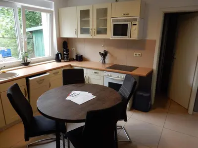 Küche/Küchenzeile in der Unterkunft Apartment Haus 25