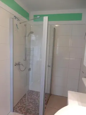 Ein Badezimmer in der Unterkunft Apartment Haus 25
