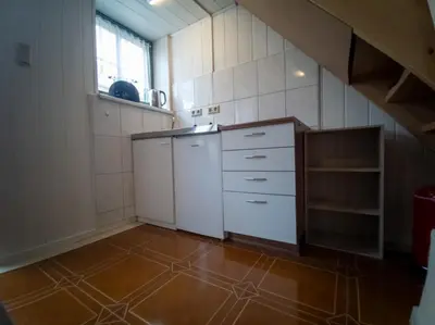 Küche/Küchenzeile in der Unterkunft Spreewälder Schwalbenhof - Ferienwohnung 