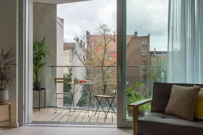 Ein Balkon oder eine Terrasse in der Unterkunft Carlotta Apartments