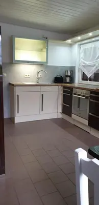 Küche/Küchenzeile in der Unterkunft ferienhaus-am-scharmützelsee